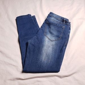 Kensie Size 29 High Rise Ankle Biter Stretch Jeans